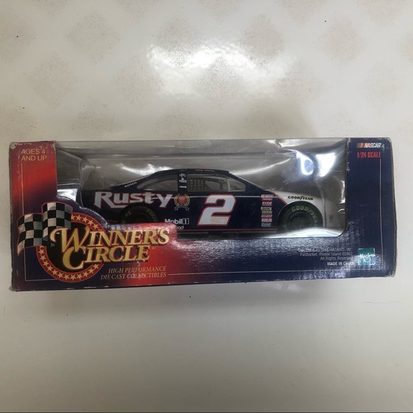 NIB 1998 Winners Circle NASCAR #2 Ford Taurus DieCast Rusty Wallace Penske 1:24 - Picture 4 of 10
